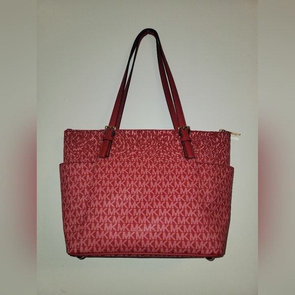 Michael Kors Jet Set Item East/WestTop Zip Tote Geranium One Size - Picture 3 of 6